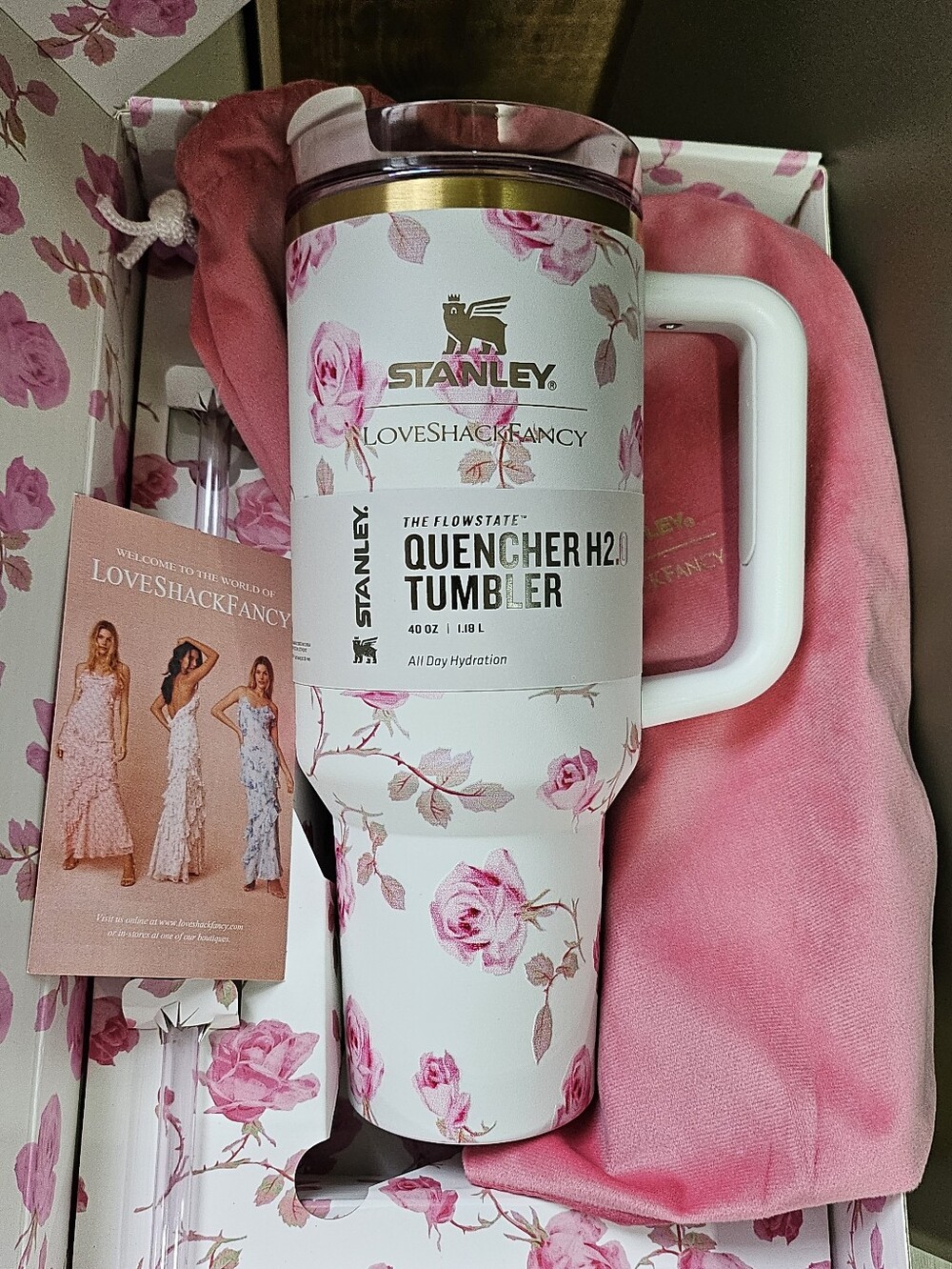 Stanlet LoveShackFancy 40oz Tumbler